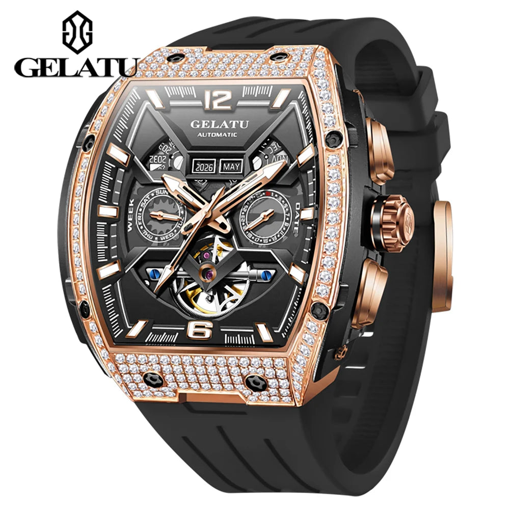 Hollow Out Skeleton Automatic Watch for Men