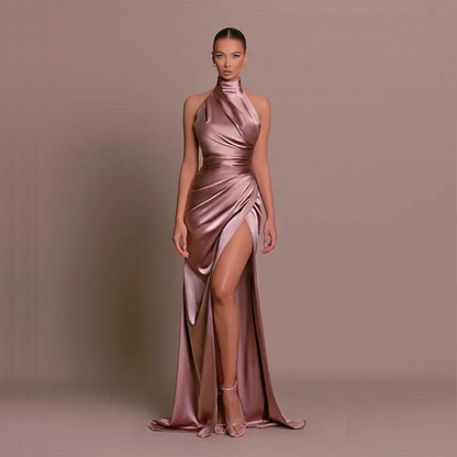 LOREN SATIN DRESS