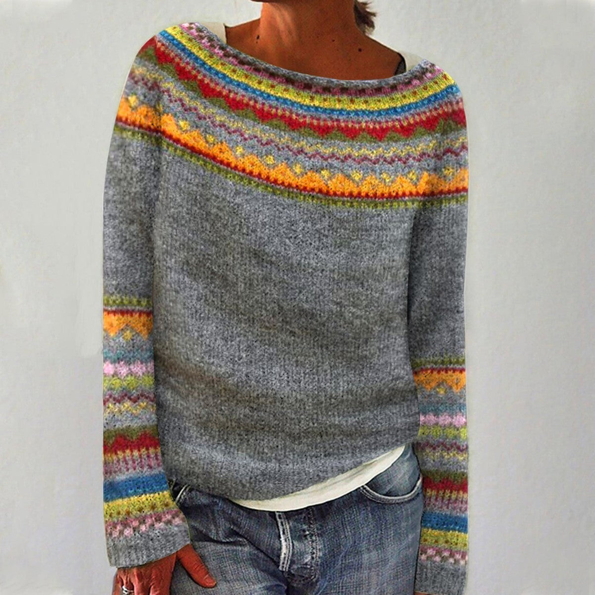 Feliesha™ - Vintage Knit Pullover