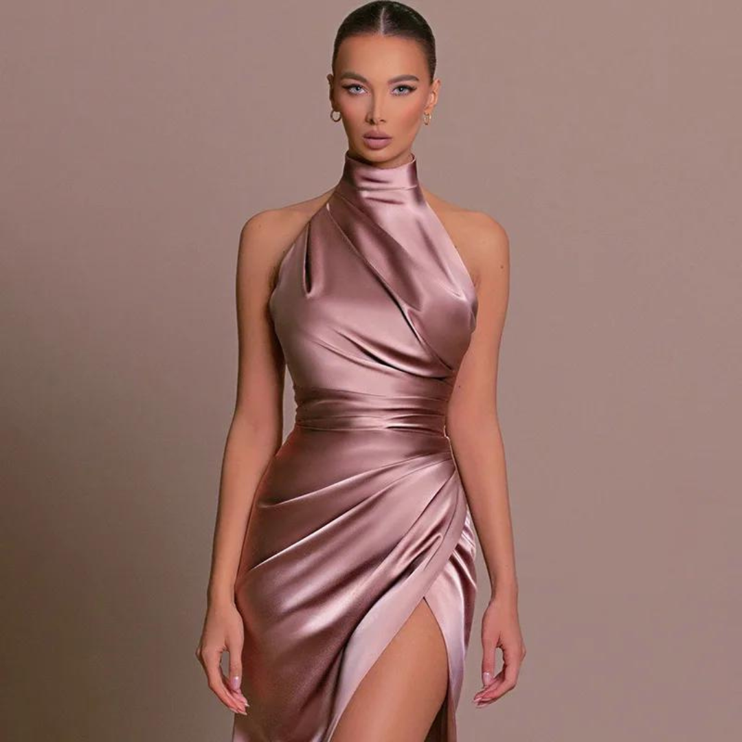 LOREN SATIN DRESS