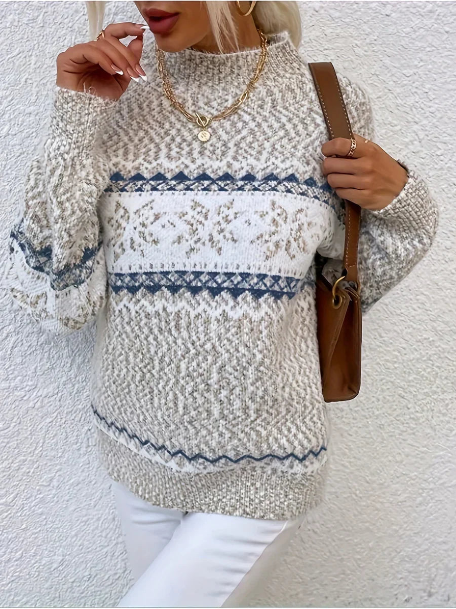 Avis™ - Snowflake Knit Sweater
