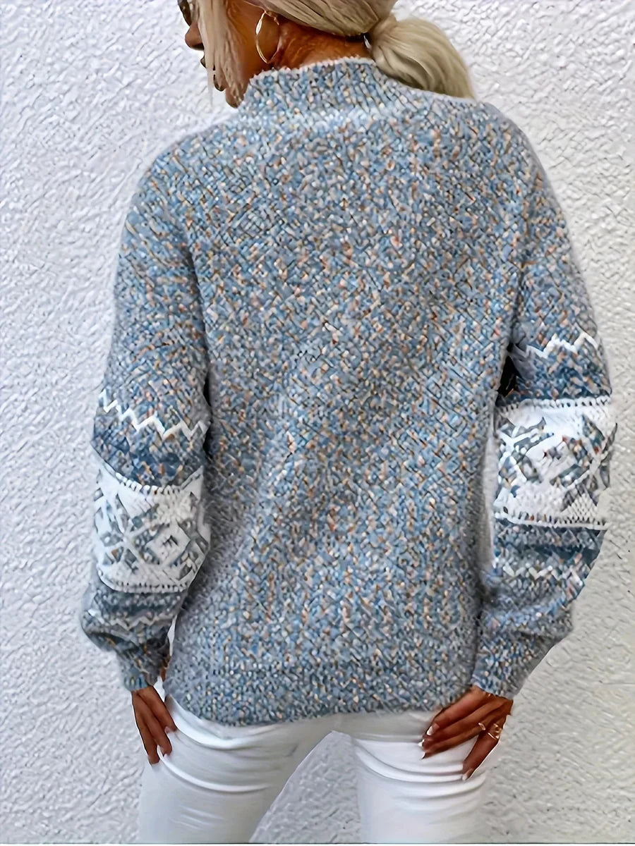 Avis™ - Snowflake Knit Sweater