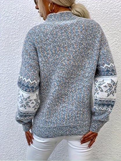 Avis™ - Snowflake Knit Sweater