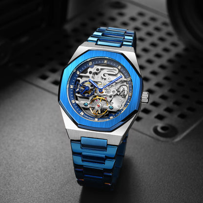Stainless Steel Strap Men Automatic Mechanical Watch