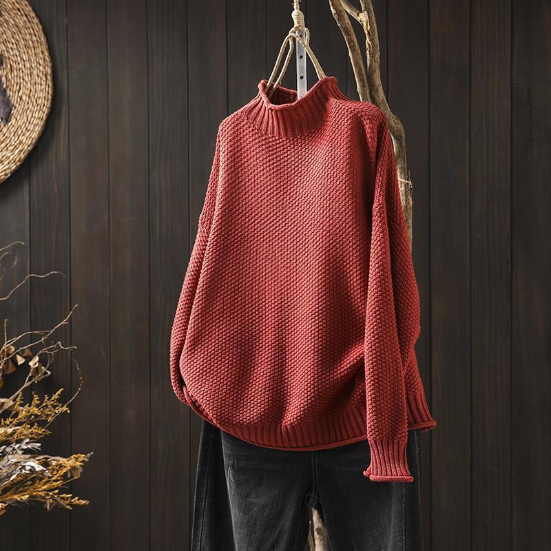 KESSIE TM - WAFFLE KNIT SWEATER