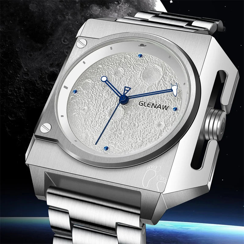 Stainless Steel Waterproof Mechanical Watch Men
