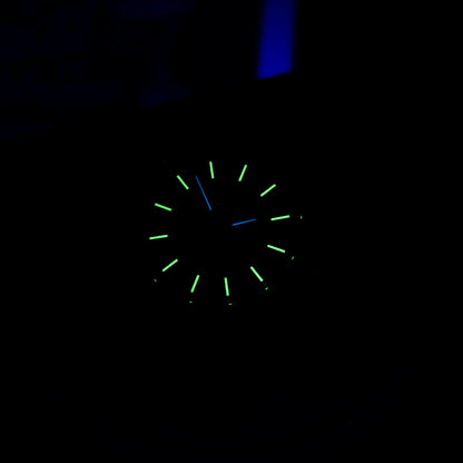 Designer Men's Blue Skeleton Dial Automatic Watch