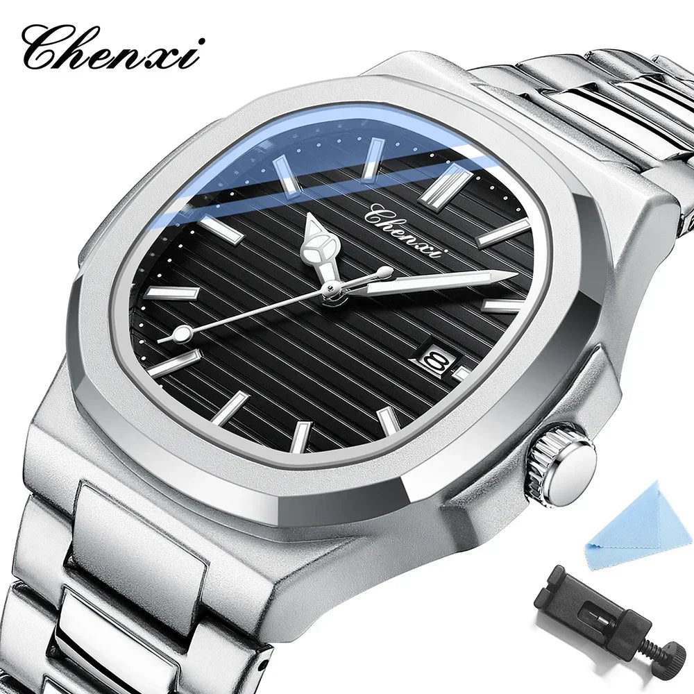 Luxury Gold Stainless Steel Luminous Watches