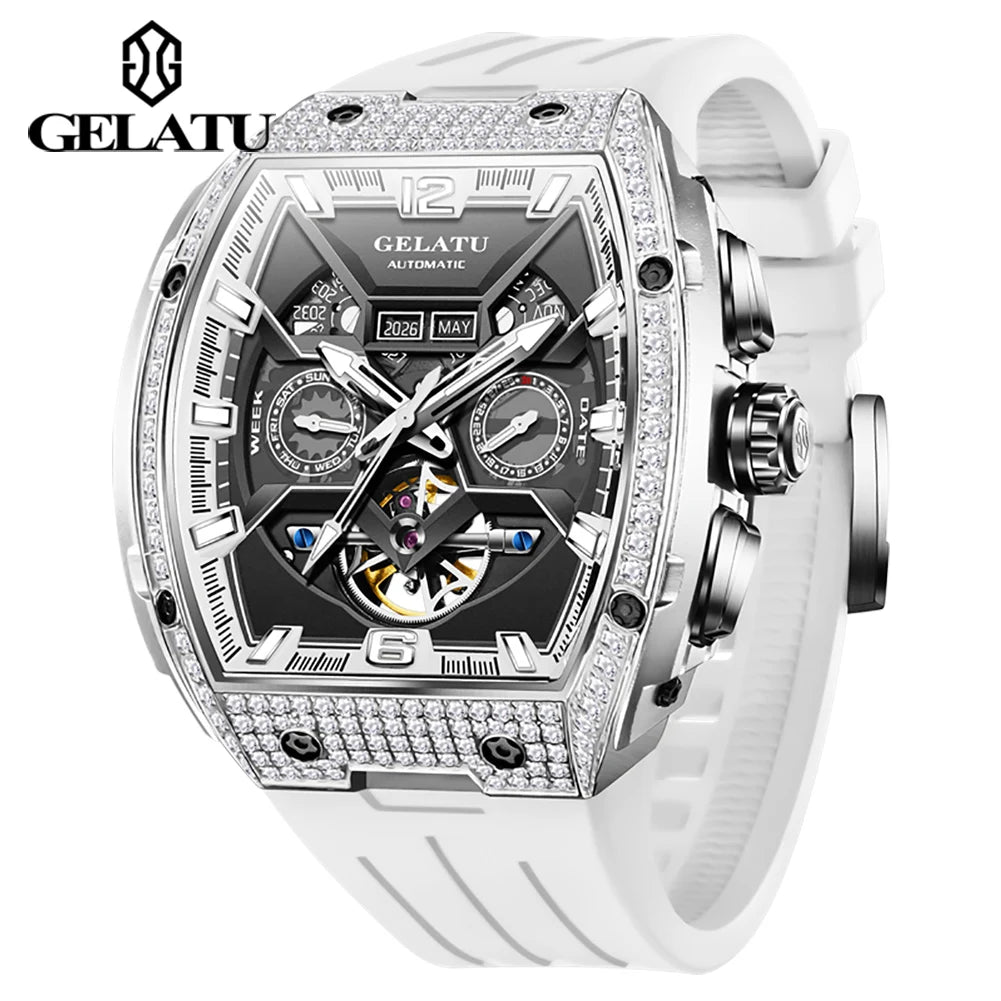 Hollow Out Skeleton Automatic Watch for Men