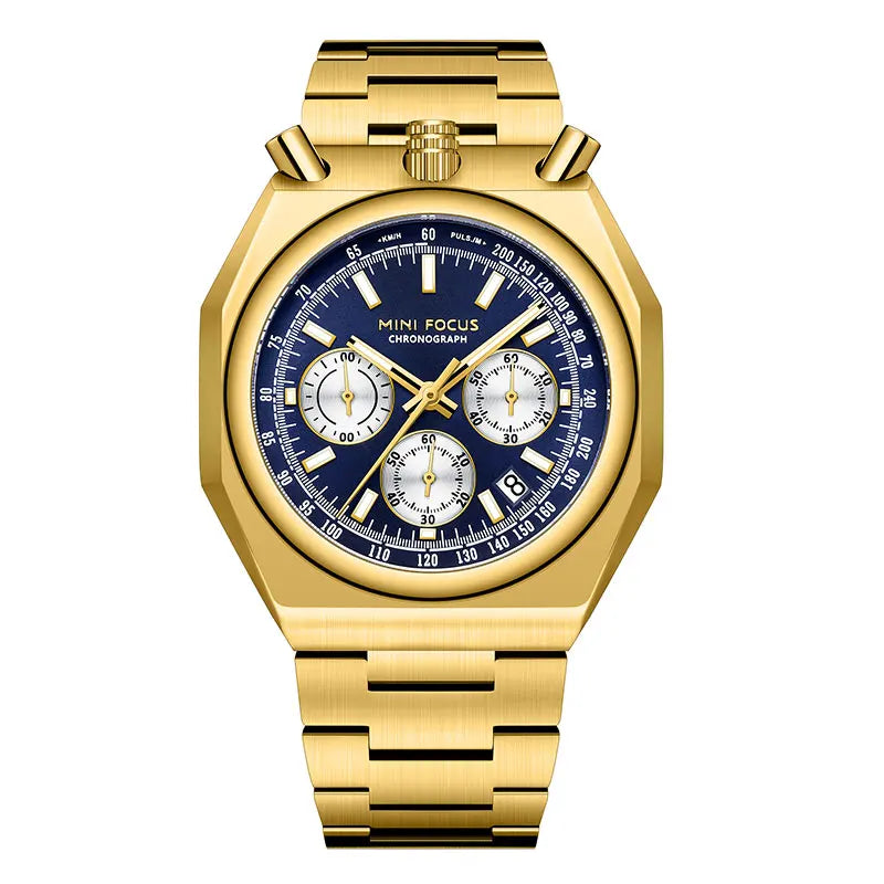 MINI FOCUS Gold Toned Stainless Steel