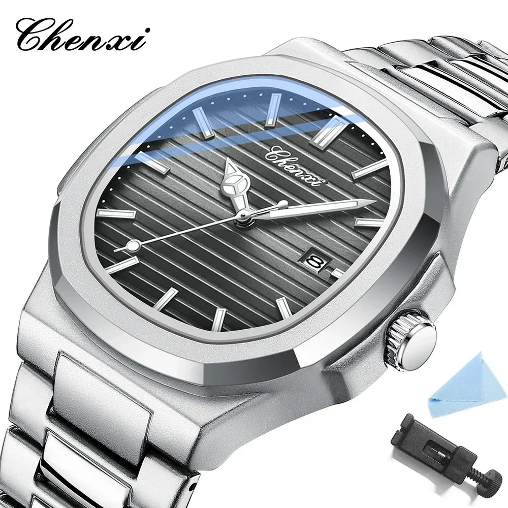 Luxury Gold Stainless Steel Luminous Watches