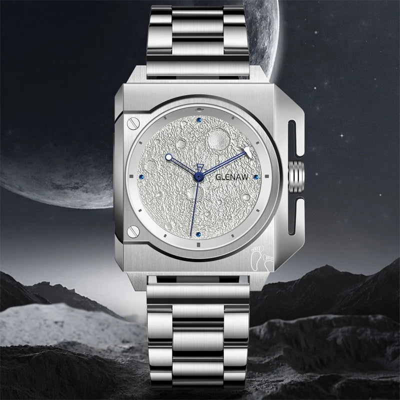 Stainless Steel Waterproof Mechanical Watch Men