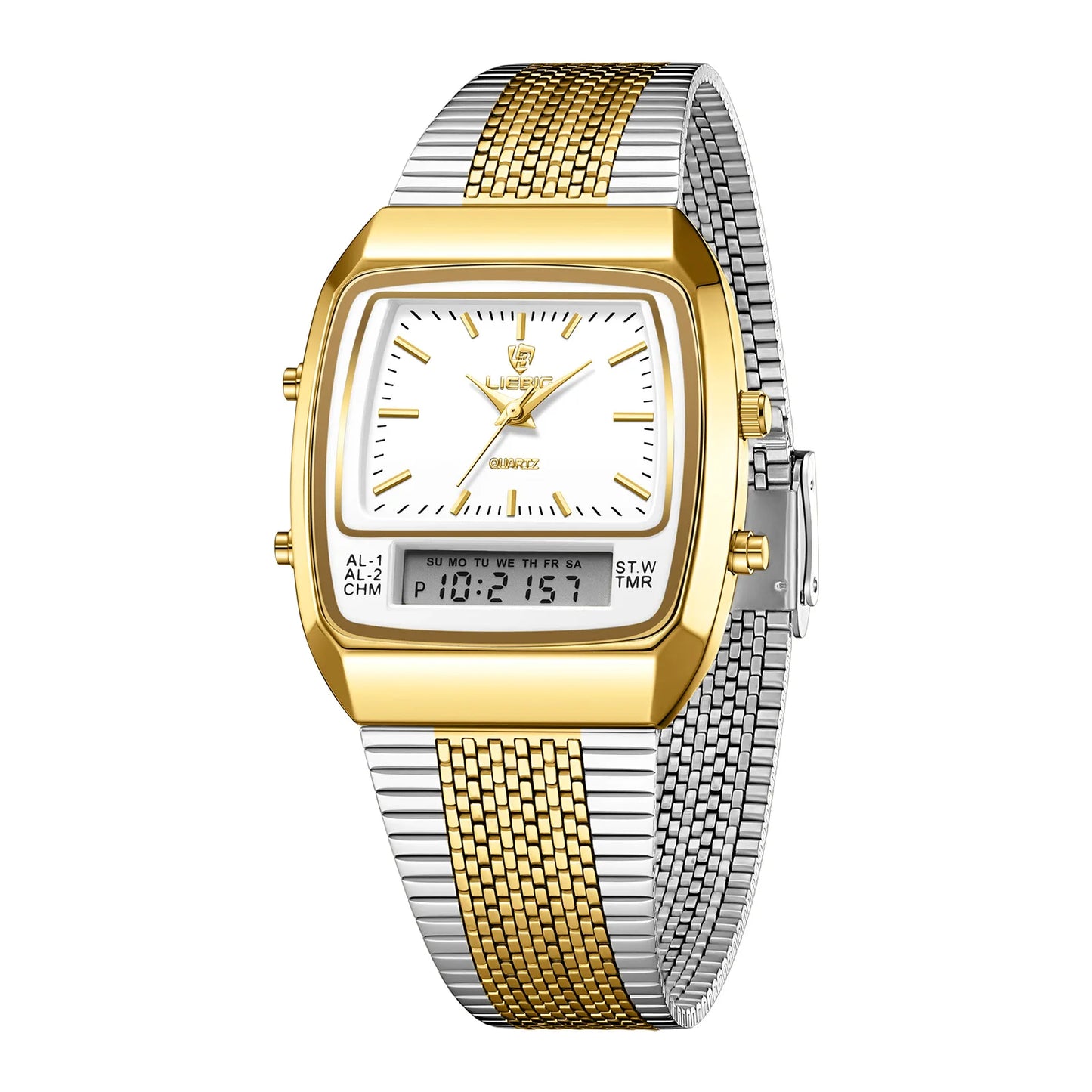 Sport Watch Mens Dual Time