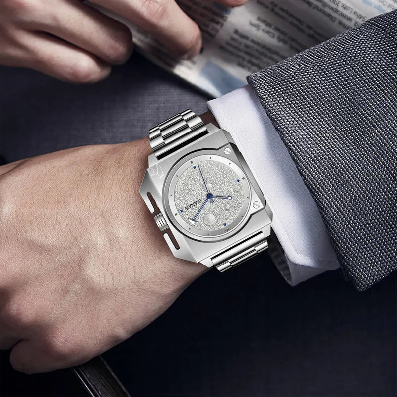 Stainless Steel Waterproof Mechanical Watch Men