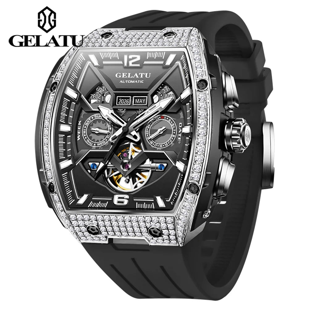 Hollow Out Skeleton Automatic Watch for Men