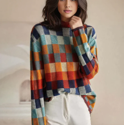 SASHA | PLAID LADIES TOP