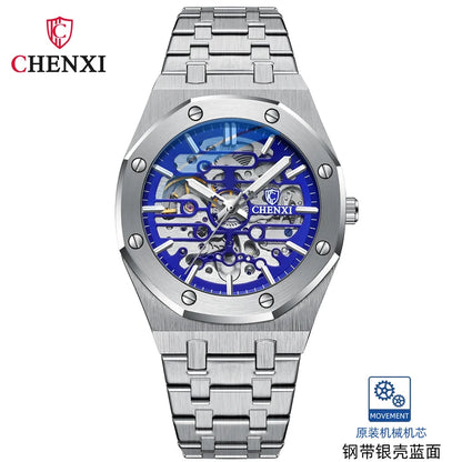 Stainless Steel Automatic Mechanical Wristwatches Men