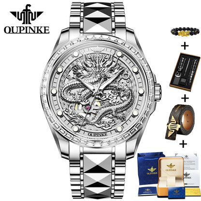 Gold Dragon Automatic Mechanical Watch