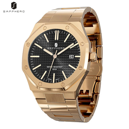 SAPPHERO Rose gold watches