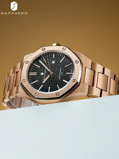 SAPPHERO Rose gold watches
