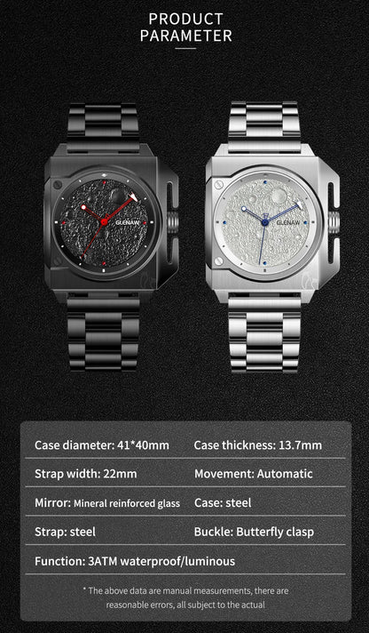 Stainless Steel Waterproof Mechanical Watch Men