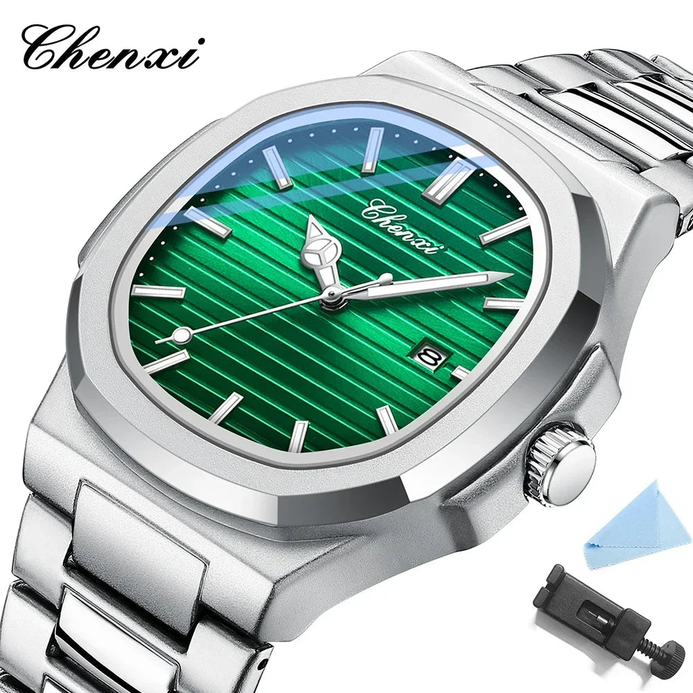 Luxury Gold Stainless Steel Luminous Watches