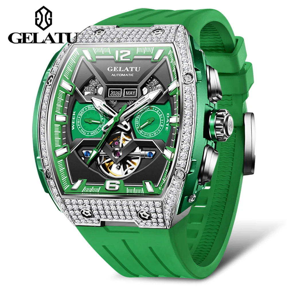 Hollow Out Skeleton Automatic Watch for Men