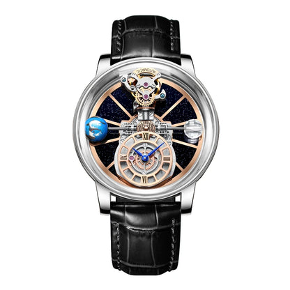 Men's Watch Transparent Case Design