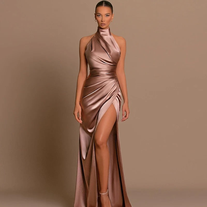 LOREN SATIN DRESS
