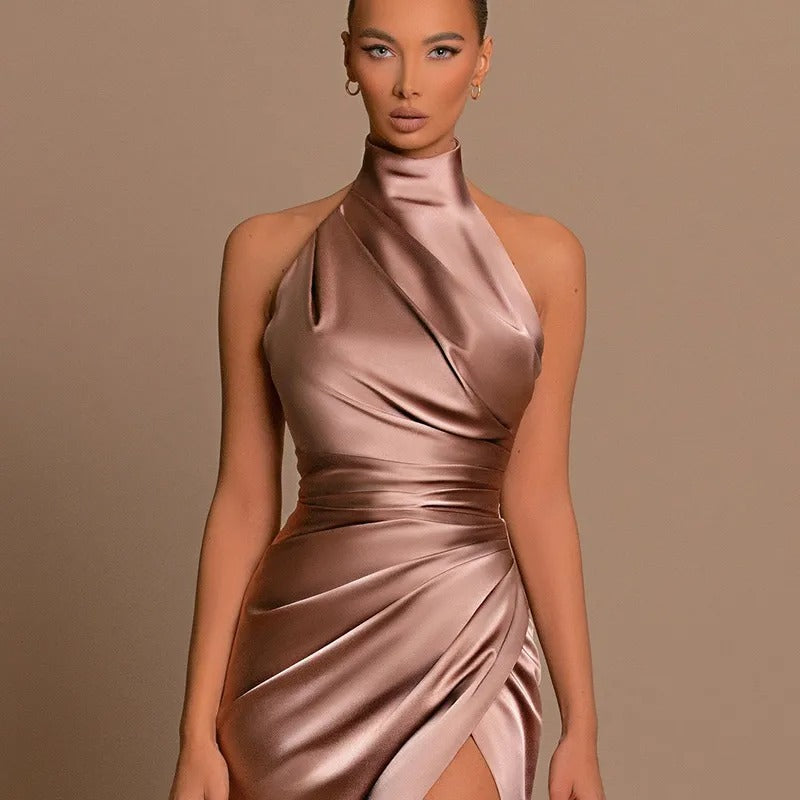 LOREN SATIN DRESS